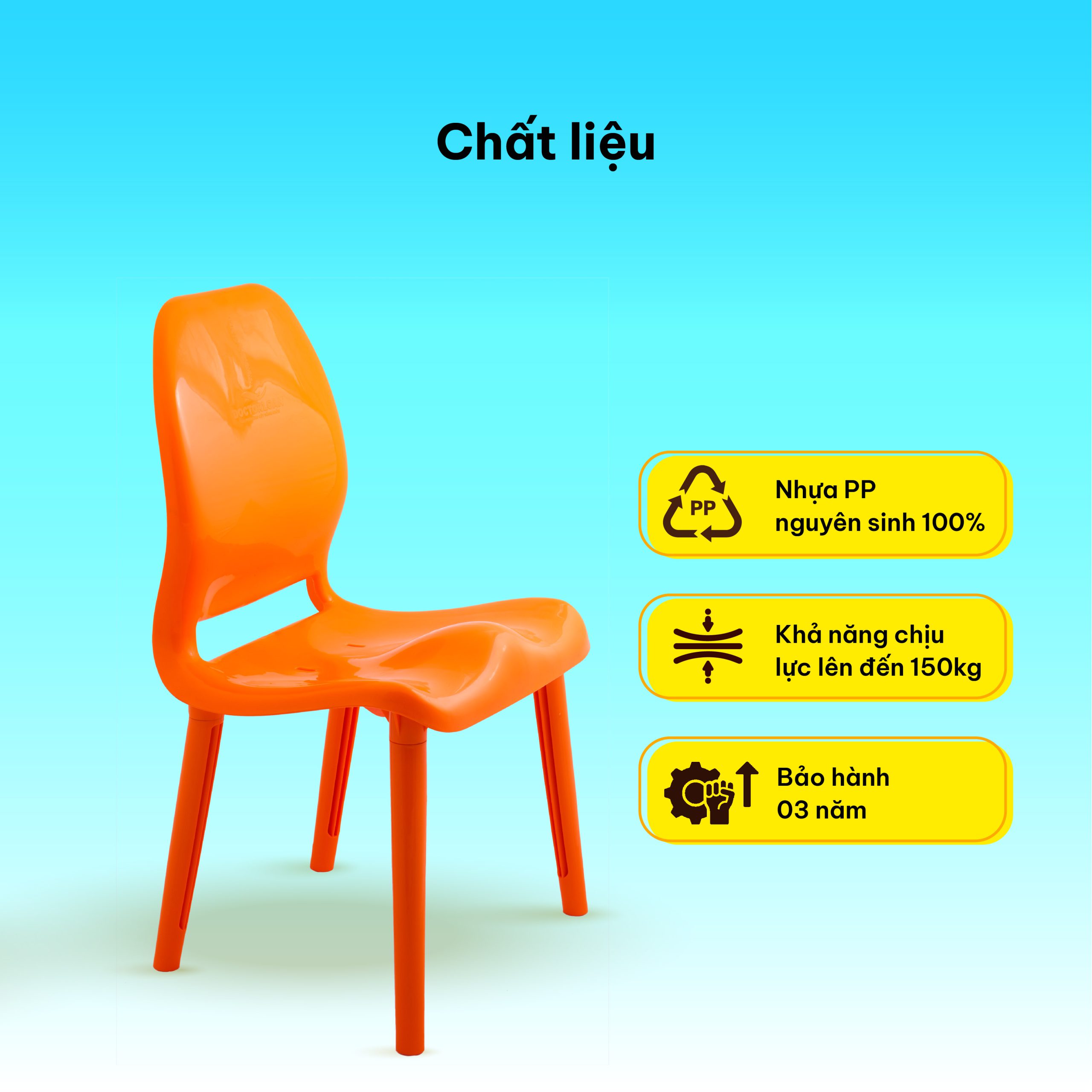 Ghế sáng chế DoctorLoan N85 CHÂN DÀI - Ảnh 4